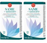 ERBA VITA Same + Umore integratore alimentare a base di estratti vegetali e vitamine che favoriscono il rilassamento e il benessere mentale - 30 Compresse (Confezione da 2)