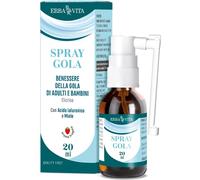 ERBA VITA Spray Gola integratore alimentare a base di estratti vegetali, acido ialuronico e miele d’Acacia, 20 ml