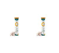 ERBA VITA VITA C 1000 Effervescente integratore alimentare ad alto dosaggio di Vitamina C, a rapido assorbimento, 20 Compesse effervescenti (Confezione da 2)