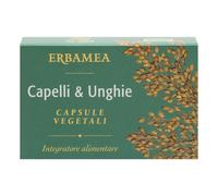 Erbamea Capelli & Unghie Integratore Alimentare, 24 Capsule Vegetali