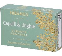 Erbamea Capelli & Unghie Integratore per Forza e Volume 24 Capsule Vegetali