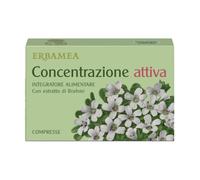 Erbamea Concentrazione Attiva Integratore Memoria e Funzioni Cognitive, 24 Compresse
