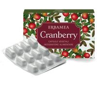 Erbamea Integratore alimentare Cranberry per le vie urinarie 24 capsule