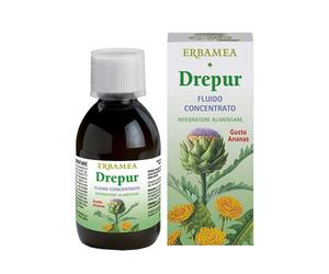 Erbamea Drepur Fluido Integratore Depurativo Gusto Ananas, 250ml