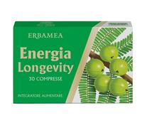 Erbamea Energia Longevity - Integratore tonico per stanchezza fisica e mentale, 30 compresse