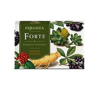 Erbamea Integratore Alimentare Forte Ginseng, Eleuterococco, Rhodiola, 24 Capsule Da 480 Mg Color Standard