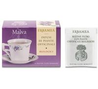 Erbamea Malva Bio Infuso Foglie di Malva Emolliente 20 Bustine