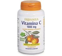 Erbamea Vitamina C 1000 mg Integratore per Difese Immunitarie e Stanchezza 90 Compresse