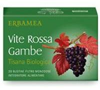 erbamea Vite rossa gambe tisana biologica