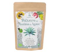 Erbavoglio Polvere di Inulina Da Agave Bio - 200 g - Alimento biologico - Fibra prebiotica naturale, ideale per migliorare la digestione e favorire il benessere intestinale.