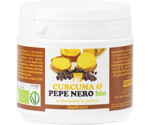 erbavoglio production srl Curcuma & pepe nero polvere 150 g