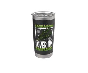 Erbe aromatiche - Adoro il dragoncello Bicchiere termico in acciaio inox doppia parete