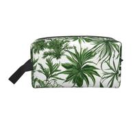 Erbe fiorite e piante erbacee borse cosmetiche per le donne piccola borsa per il trucco per borsa borsa trucco borsa da viaggio con cerniera, Erbe Da Fiore E Piante Erbacee, Taglia unica