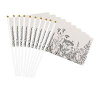 Erbe floreali botaniche stampa stampa bandiera portatile bandiere celebrazioni feste vacanze decorazione eventi raduni