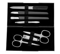 ERBE - "Magic Box" Manicure Case, silver mat, 7 pcs. Organizer trucchi 1 pieces unisex