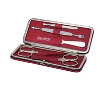 ERBE - Manicure Clip-Top Case Range "Siena", red, 5 pcs. Organizer trucchi 1 pieces unisex
