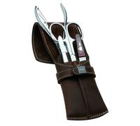 ERBE - Maniküre Set Taschen-Etui mit Stecklasche Serie Mountain Bear, braun, 4-tlg. Kit manicure 1 pieces unisex