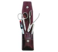 ERBE - Set di borse per manicure serie 'Pocket', marrone, 4 pezzi. Organizer trucchi 1 pieces unisex