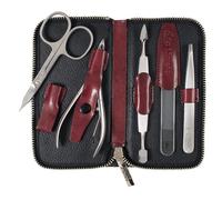 ERBE - Set per manicure con astuccio con cerniera, serie Mon Cherie, 5 pezzi Organizer trucchi 1 pieces unisex