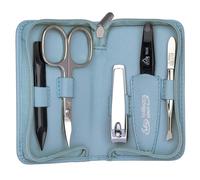 ERBE - Set per manicure con chiusura a cerniera della serie "Siena", blu mare, 5 pezzi. Organizer trucchi 1 pieces unisex