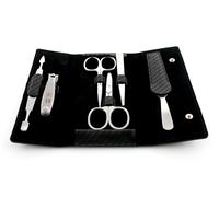 Erbe Solingen Astuccio per manicure in carbonio grigio