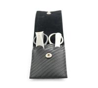 ERBE - Manicure Pocket Case MAN Range "Carbon", black, 3 pcs. Organizer trucchi 1 pieces unisex