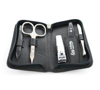 ERBE Erbe Astucci per manicure Astuccio con chiusura lampo, 5 sezioni Nero 1 Stk.