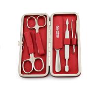 Erbe Solingen Siena astuccio pieghevole per manicure rosso