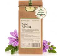 Erbecedario Tisana Malva per Stitichezza 50g, Benessere Stomaco, Stipsi In Gravidanza, anche per naso e gola. Tisane sfuse, per stomaco e intestino, Tisana fredda - Made in Italy