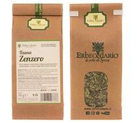 Erbecedario - Zenzero Tisana Digestiva, Infuso per Favorire la Digestione e l'Eliminazione dei Gas Intestinali, Antinausea per Mal d'Auto e Mal di Mare, Fredda 1 Sacchetto 50g