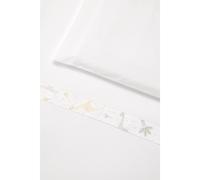 ERBESI - Set Lenzuolo 3 Pezzi per Culla Evolution - Giraffe Bianco