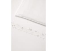 ERBESI - Set Lenzuolo 3 Pezzi per Lettino Evolution - Orsetti Titanio