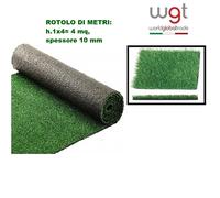 ERBETTA PRATO SINTETICO IN ROTOLI - DA H.1x1 A 1x 25 metri - spessore 10 mm.