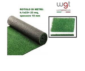 ERBETTA PRATO SINTETICO IN ROTOLI - DA H.1x1 A 1x 25 metri - spessore 10 mm.
