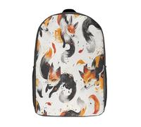 ERBFRIXDB Fox Zainetto 3D Per Bambini,Zaino Scuola Elementare,Borsa Da Scuola Per Bambini Zainetto Scuola Materna Elementare Media Asilo Nido, Idea Regalo Compleanno Bambino 17inch