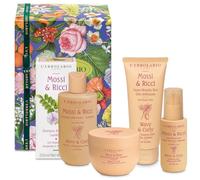 Erbolario - Trattamento Completo Disciplinanete CAPELLI - MOSSI e RICCI - 1 Shampoo 250 ml + 1 Balsamo - Maschera 150 ml + 1 Crema modellante 100 ml + 1 Siero 50 ml + in Omaggio Beauty Pochette