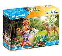 Erborista con animali della foresta - Set di gioco educativo - Nouvo