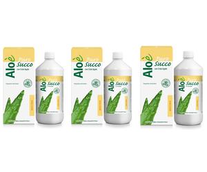 ERBORISTERIA MAGENTINA ALOÈ - PURO SUCCO E POLPA ALOE BIO 3x1000ml [3 Litri]