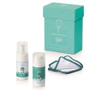 Erboristeria Magentina KIT DOPPIA DETERSIONE FATE OLIO DETERGENTE 100 ML + MOUSSE DETERGENTE 100 ML + PANNETTO STRUCCANTE