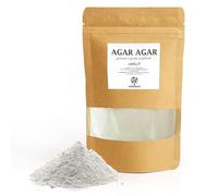 ERBOTECH, Agar Agar, Gelatina Alimentare in Polvere, Gelificante 100% Vegetale per la Preparazione di Dessert, Creme e Budini, Vegan, 400 gr