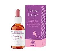 ERBOTECH, Tintura Madre Mix -Pausa Lady+, Analcolica, in Gocce da Diluire, Combatte i Disturbi da Menopausa, con Agnocasto, Salvia, Luppolo e Trifoglio Rosso, Vegan, non OGM, Made in Italy, 100ml