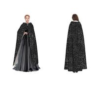 ERCgad Mantello con cappuccio per adulti, stampa astratta, scienza, chimica, carnevale, cosplay, costume medievale, festival, viaggi all'aperto