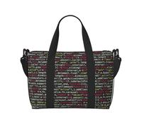 ERCgad Programmatore Programmazione Codice Stampa Mano Borsa Da Viaggio Unisex Leggero Versatile Weekend Tennis Outdoor Campeggio Pesca