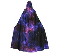 ERCgad Universo Galaxy Star Space Print Adulti Mantello Con Cappuccio Costume A Tema Carnevale Per Masquerade Cosplay Leggero Robe