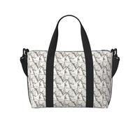 ERCgad White Trees - Borsa da viaggio con stampa mimetica, unisex, leggera, versatile, per il fine settimana, tennis, campeggio, pesca