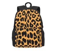 ERCgad Zaino per adulti con stampa leopardata resistente all'acqua per escursionismo, ufficio, campeggio, pendolarismo, lavoro, picnic