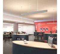 ERCO Compar DALI oval wide bianco/argento 930 ERCO