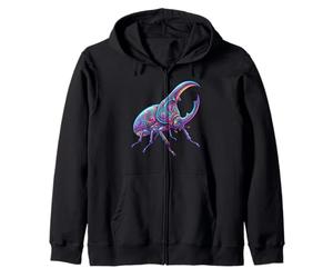 Ercole Beetle Insetto Amante Entomologia Beetle Lover Felpa con Cappuccio