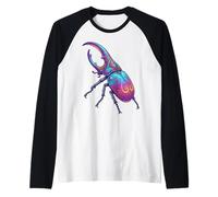 Ercole Beetle Insetto Amante Entomologia Beetle Lover Maglia con Maniche Raglan