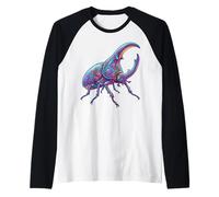 Ercole Beetle Insetto Amante Entomologia Beetle Lover Maglia con Maniche Raglan
